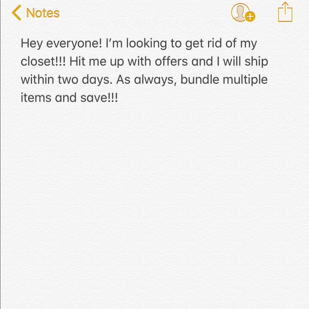 🤑🤑 CLOSET SALE 🤑🤑
